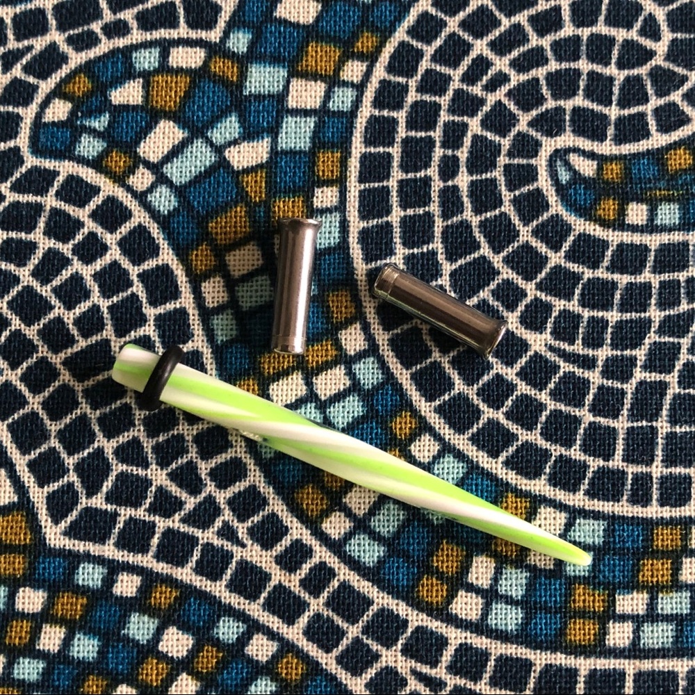 8g Stainless Steel Plugs Eyelets Gauges and Taper